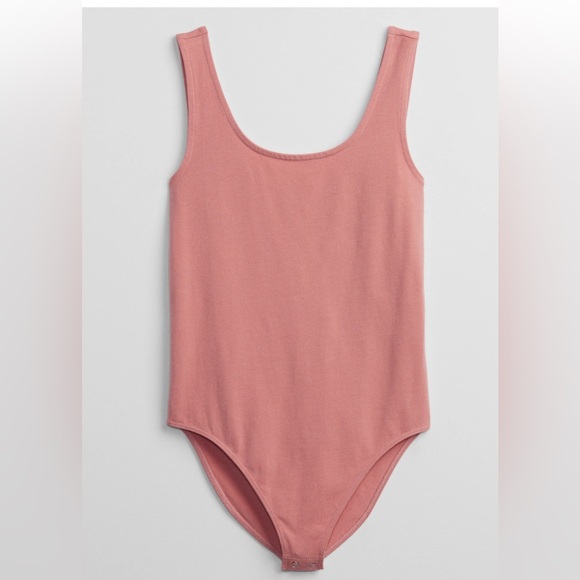 Gap Women’s Bodysuit, Basic Scoopneck Tank Top, Light “potpourri” pink, Sz M - Picture 10 of 10